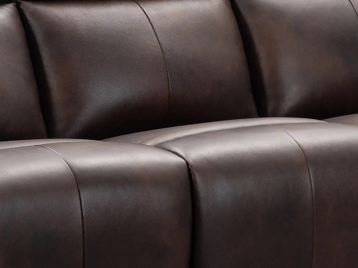 Keegan Power Reclining Leather Sofa