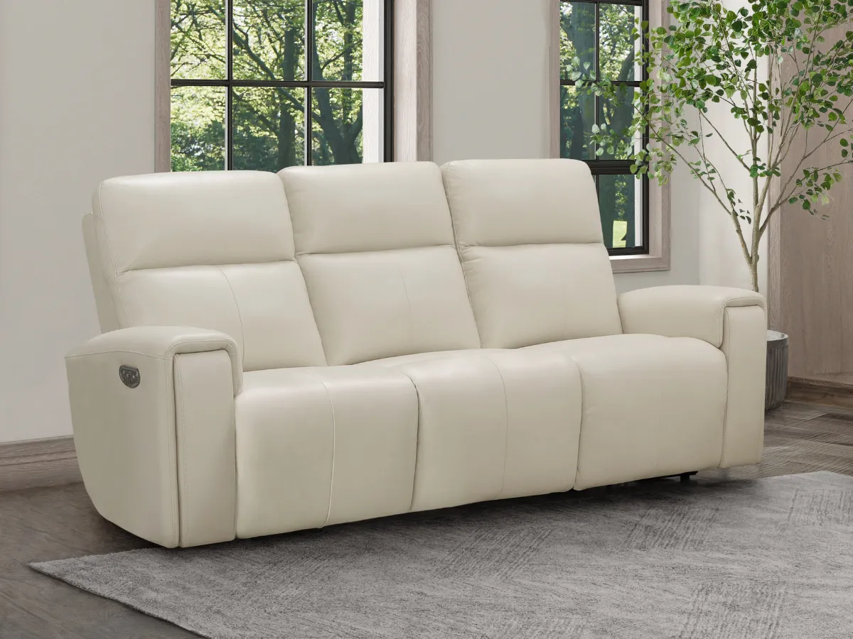 Keegan Power Reclining Leather Sofa