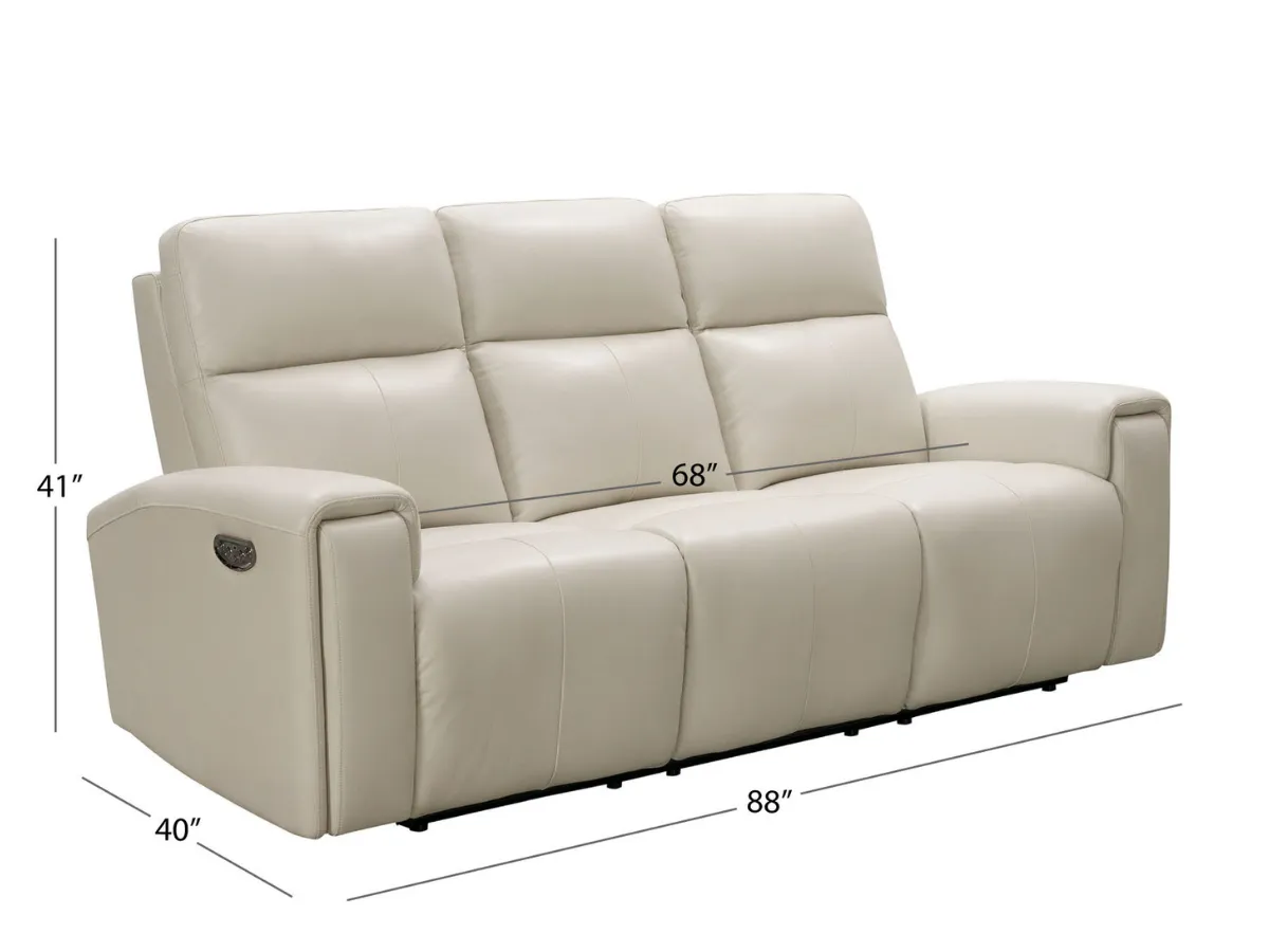 Keegan Power Reclining Leather Sofa