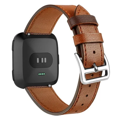 Leather Band for Fitbit Versa /versa 2/versa lite strap Versa correa