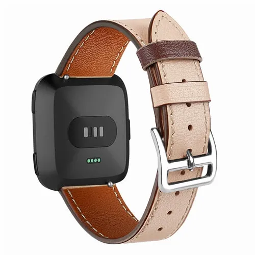 Leather Band for Fitbit Versa /versa 2/versa lite strap Versa correa