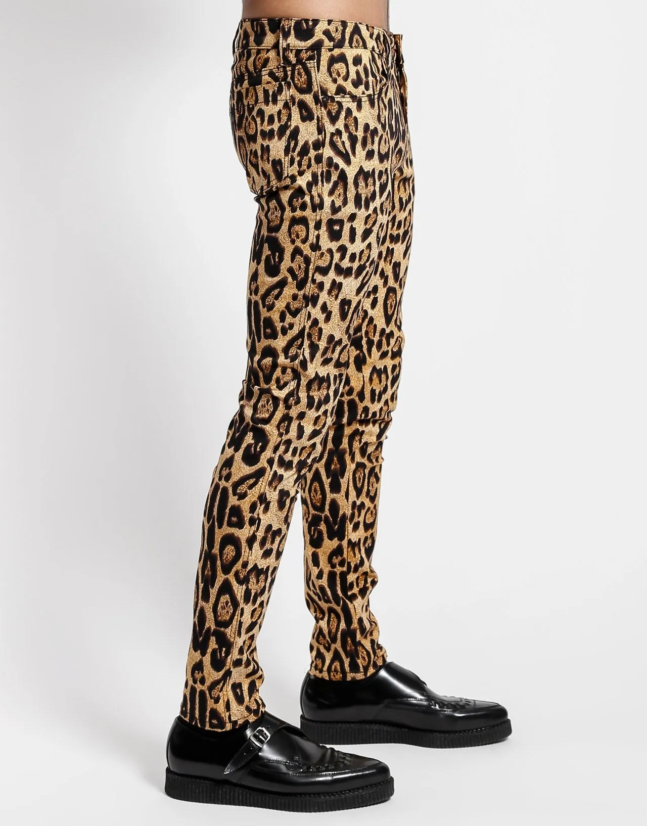 LEOPARD ROCKER JEAN