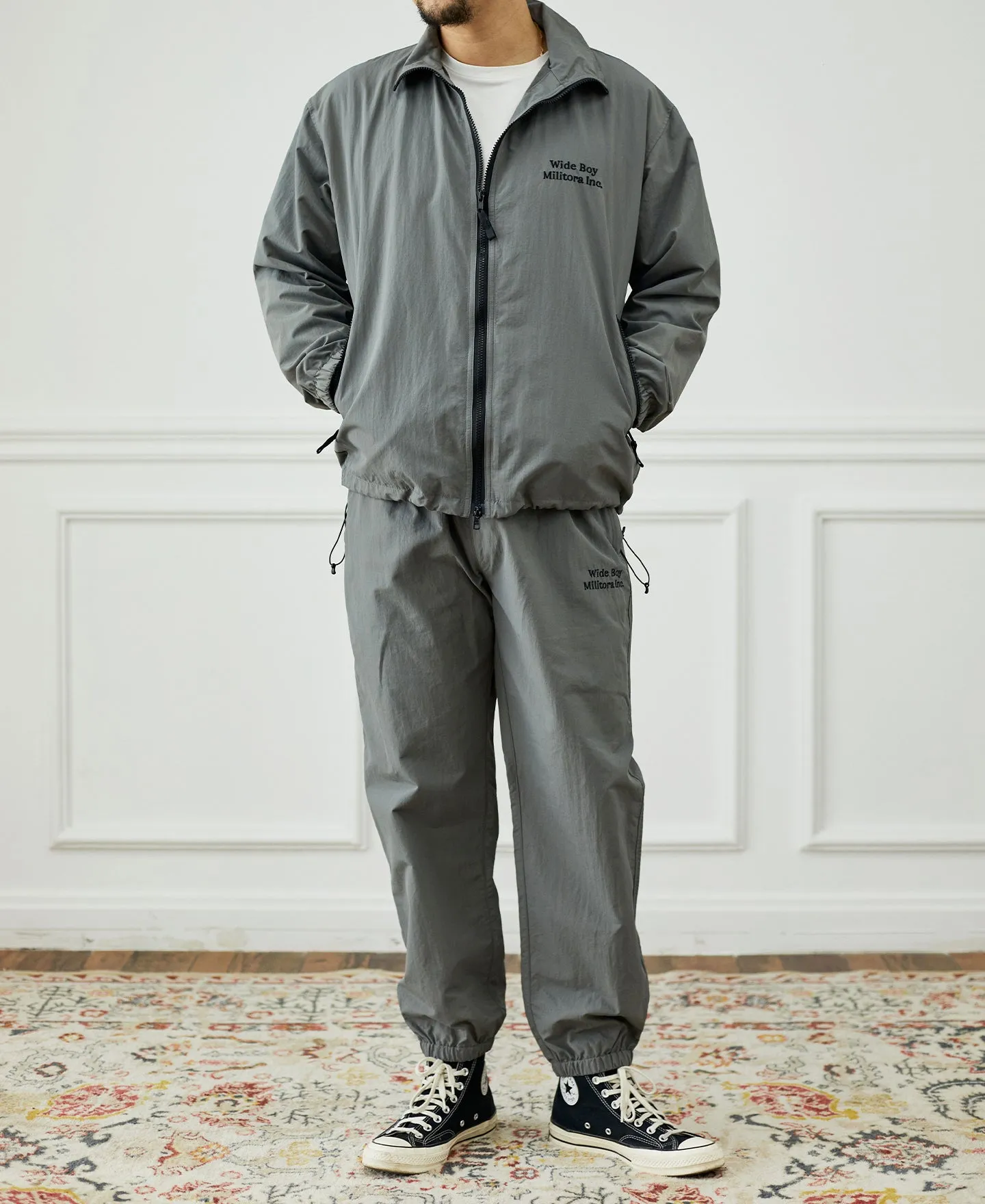 Lot 1013 Nylon Tracksuit Jacket - Gray