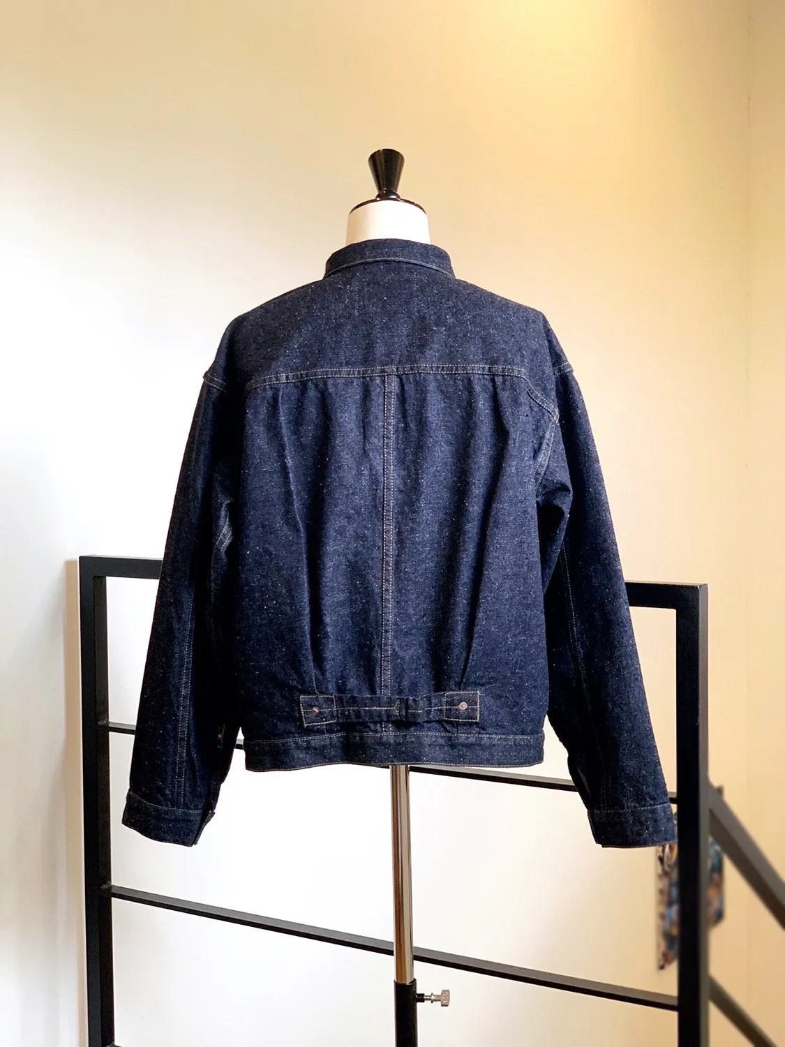 NEW MANUAL #001 T-BACK DENIM JACKET