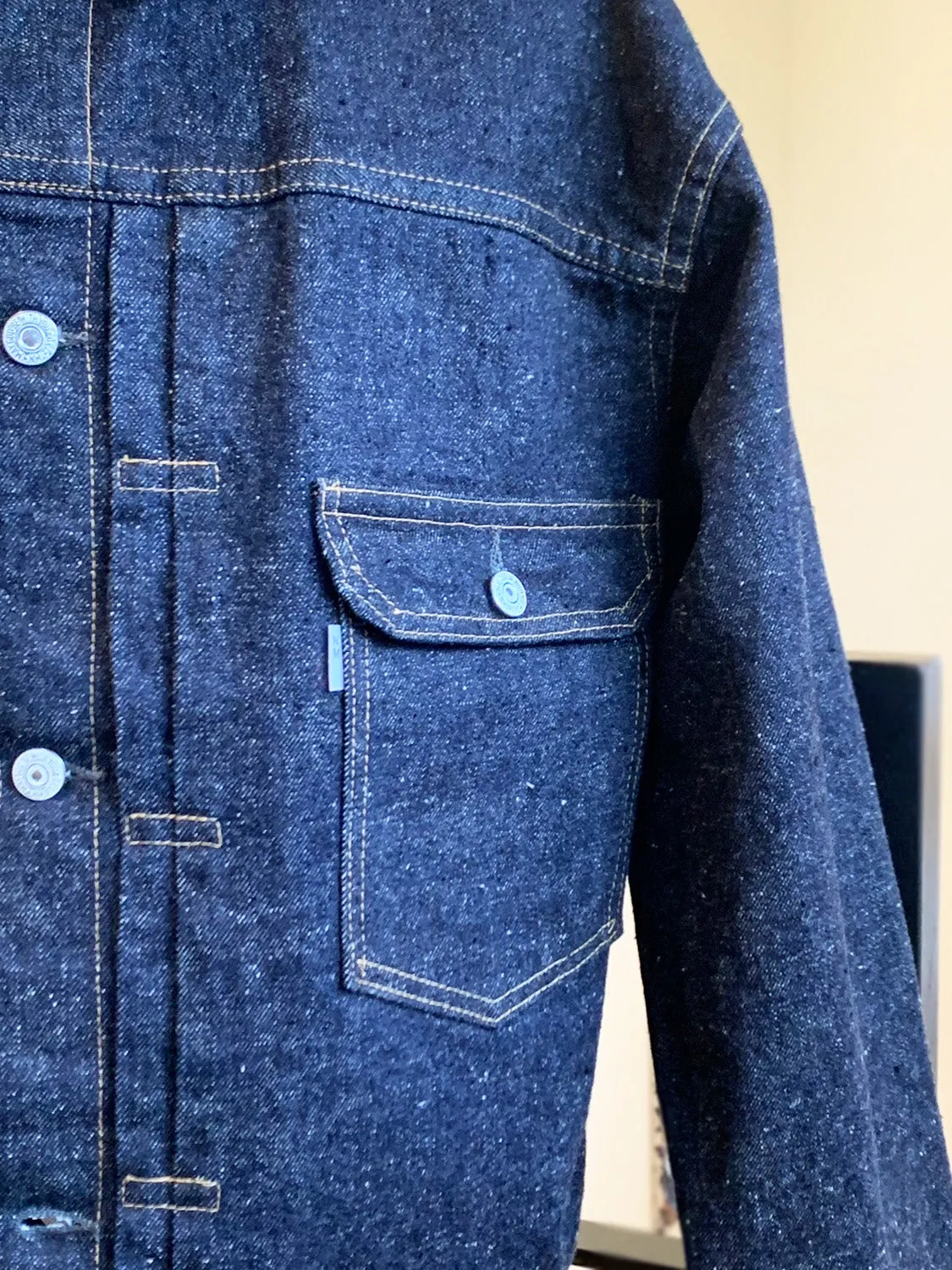 NEW MANUAL #001 T-BACK DENIM JACKET