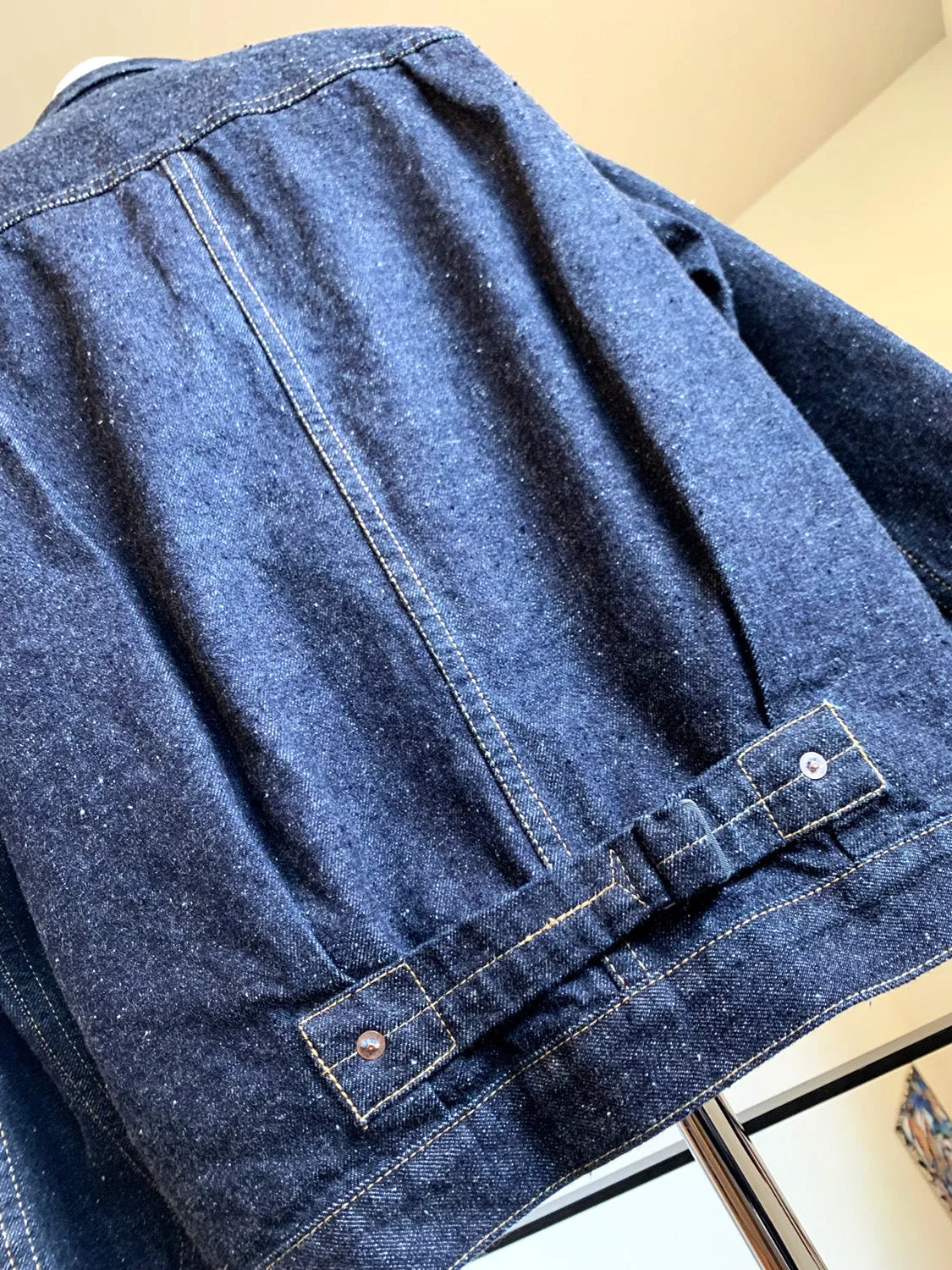 NEW MANUAL #001 T-BACK DENIM JACKET