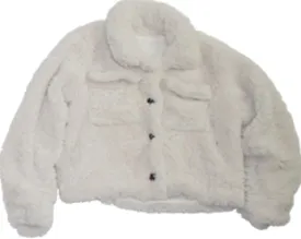 Off White Sherpa Jacket