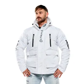 Olympia Men's White Utility Jacket