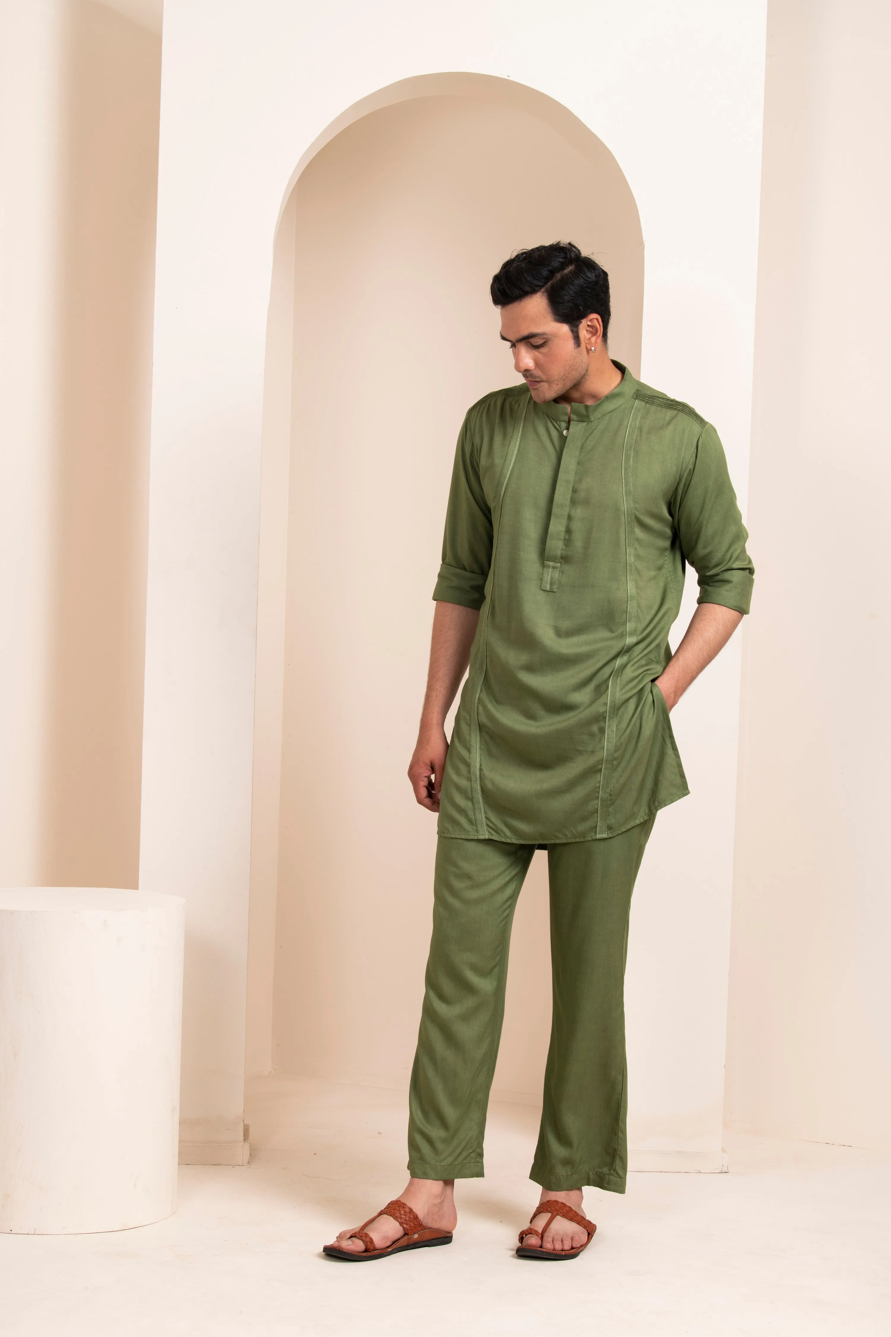 Parallel lines Kurta Set