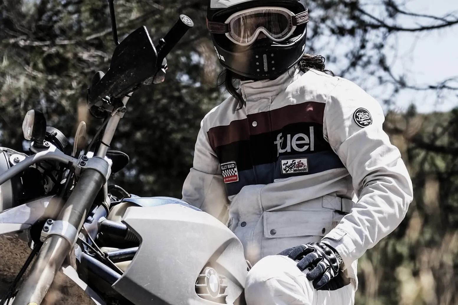 "RALLY RAID" JACKET WHITE