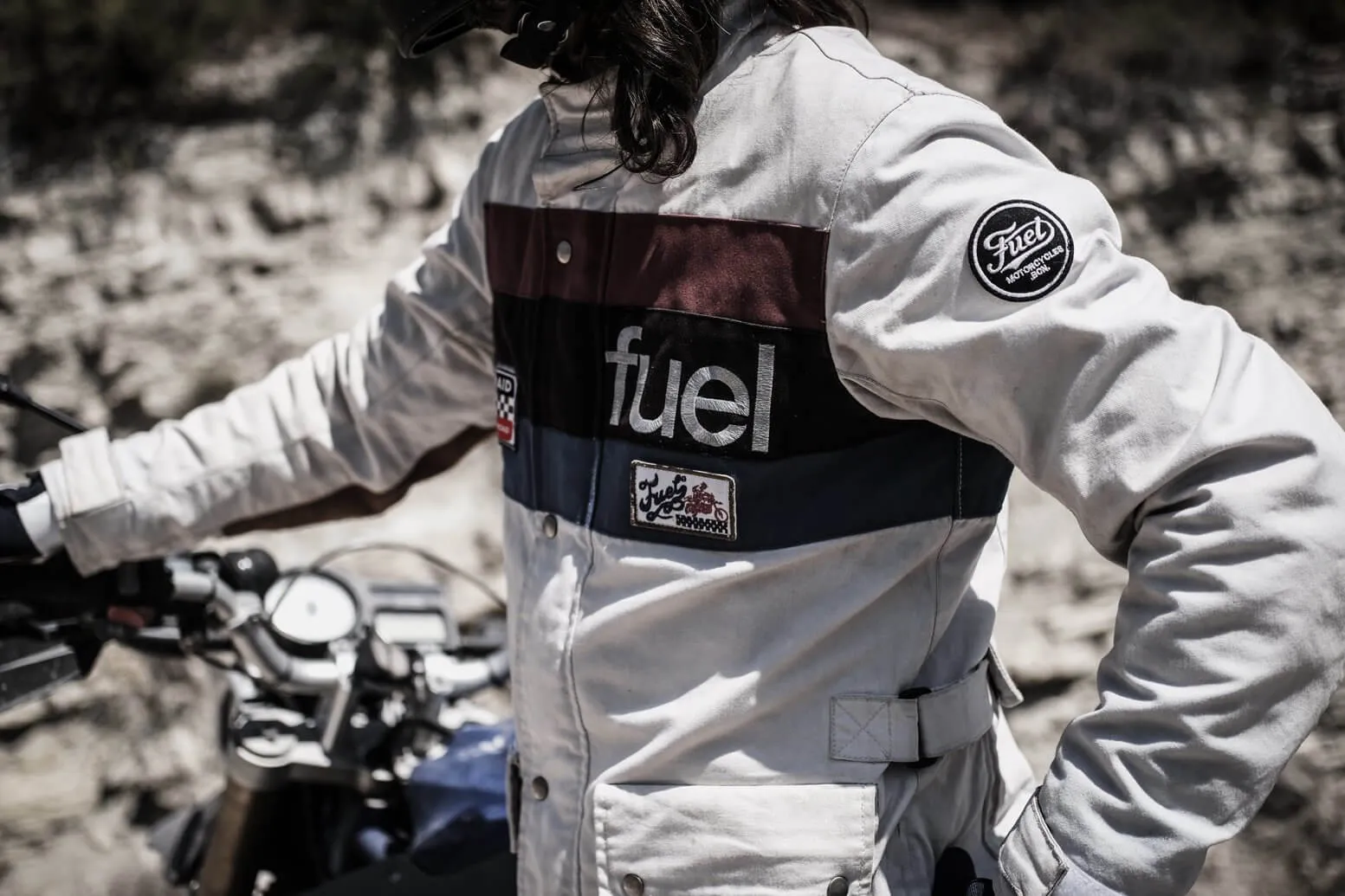 "RALLY RAID" JACKET WHITE