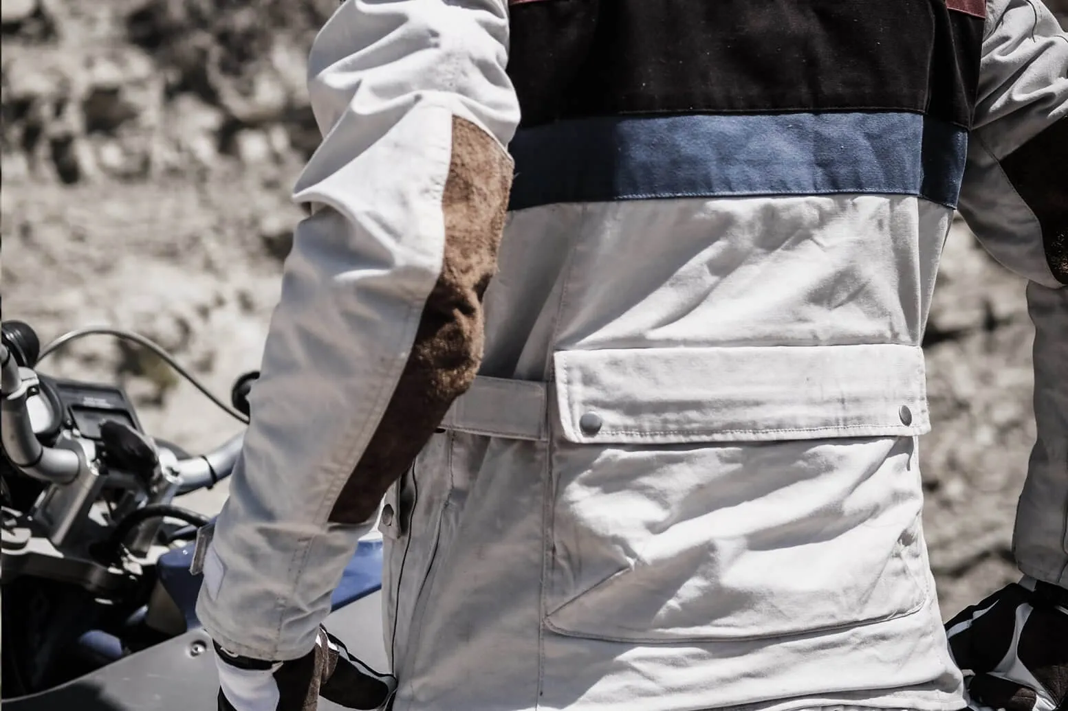 "RALLY RAID" JACKET WHITE