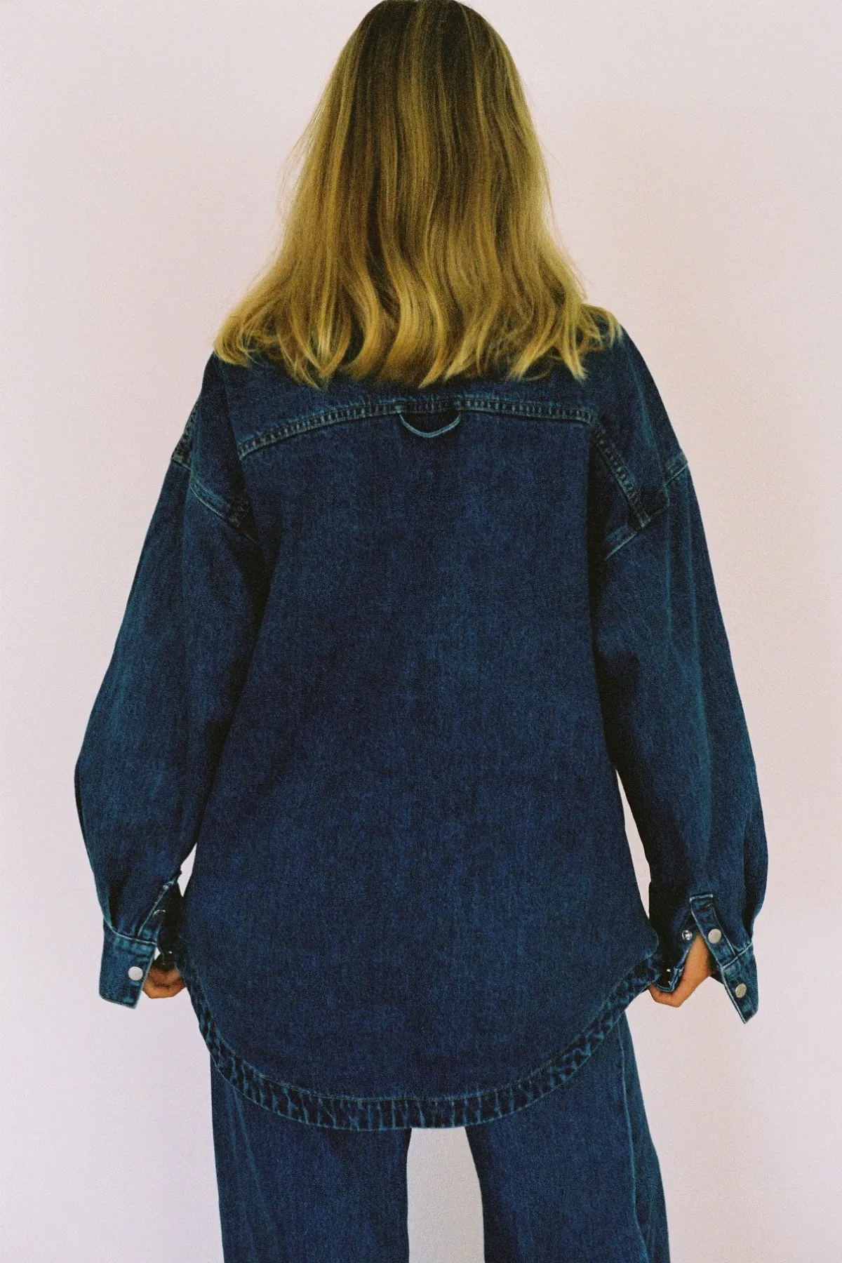 Recycled Cotton Jacket - Indigo