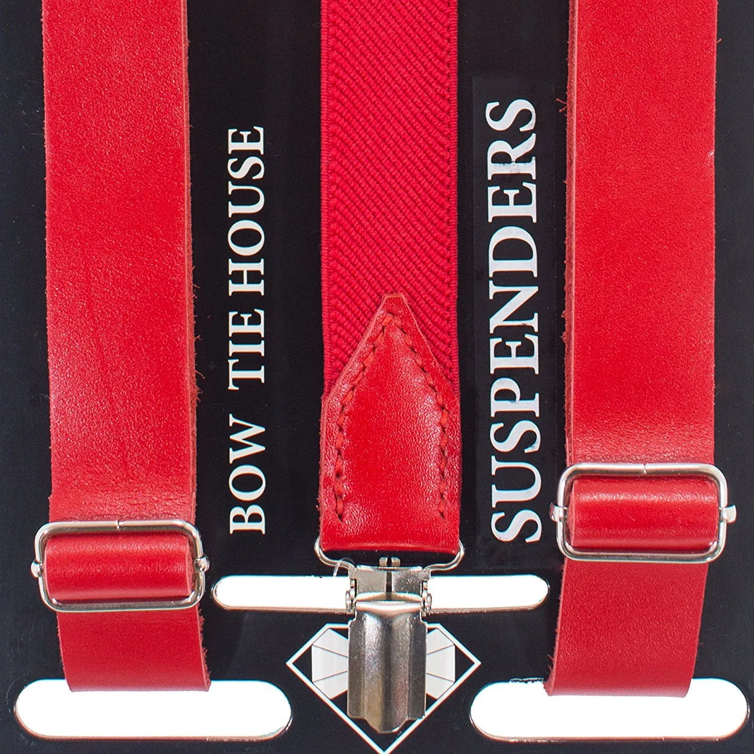 Red Leather Suspenders