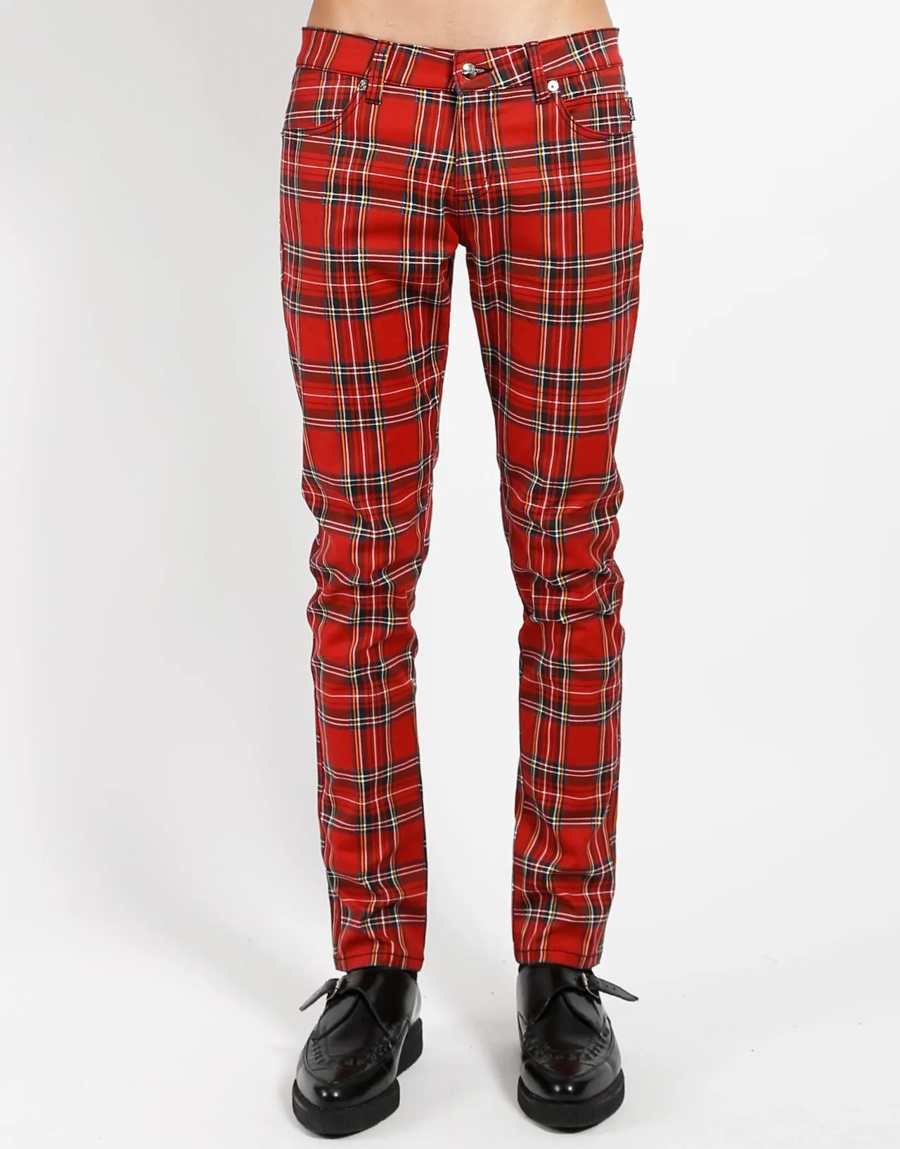 ROCKER JEAN RED TARTAN