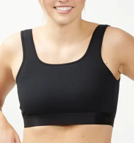 Straight Up Soft Bra - X= Black