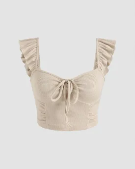 SWEETHEART NECK CROP TOP