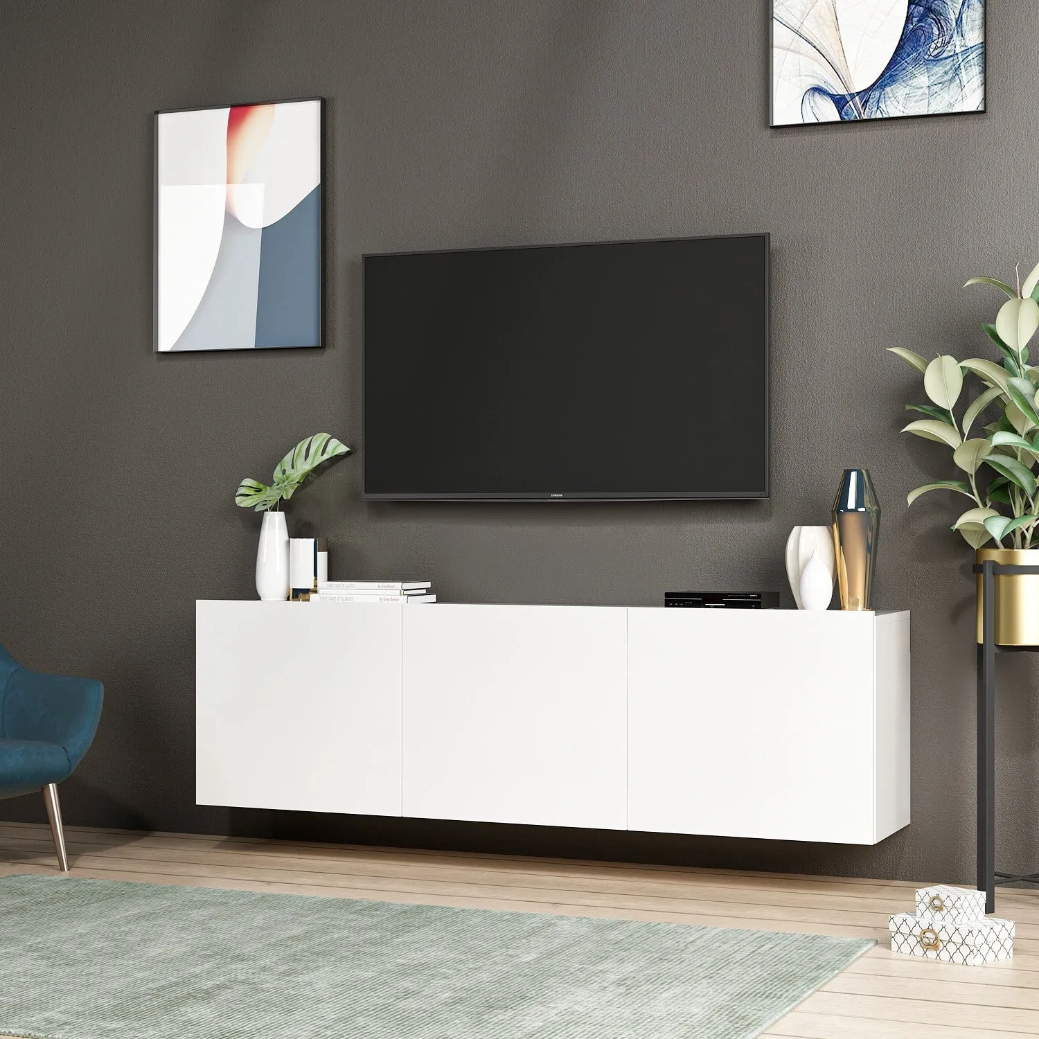 TV Stand White