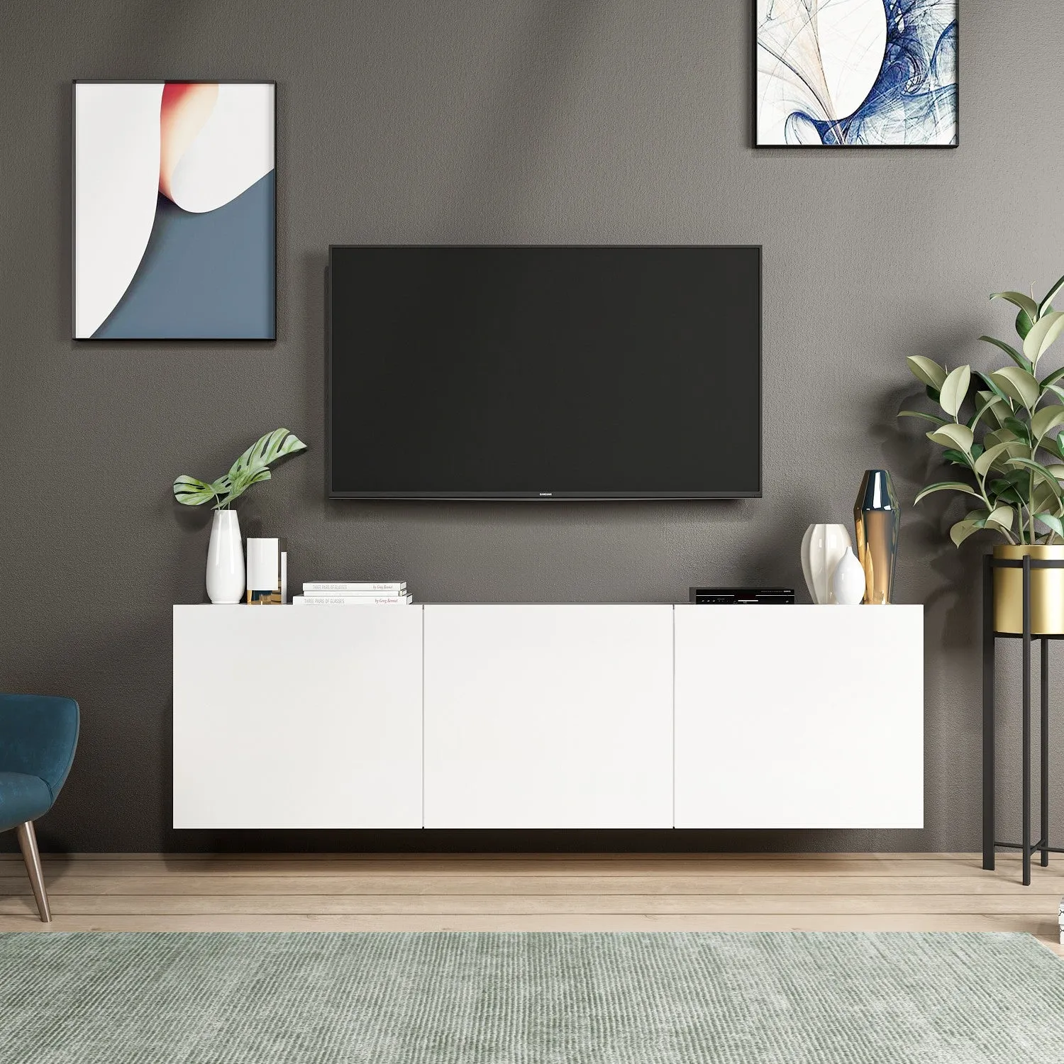 TV Stand White