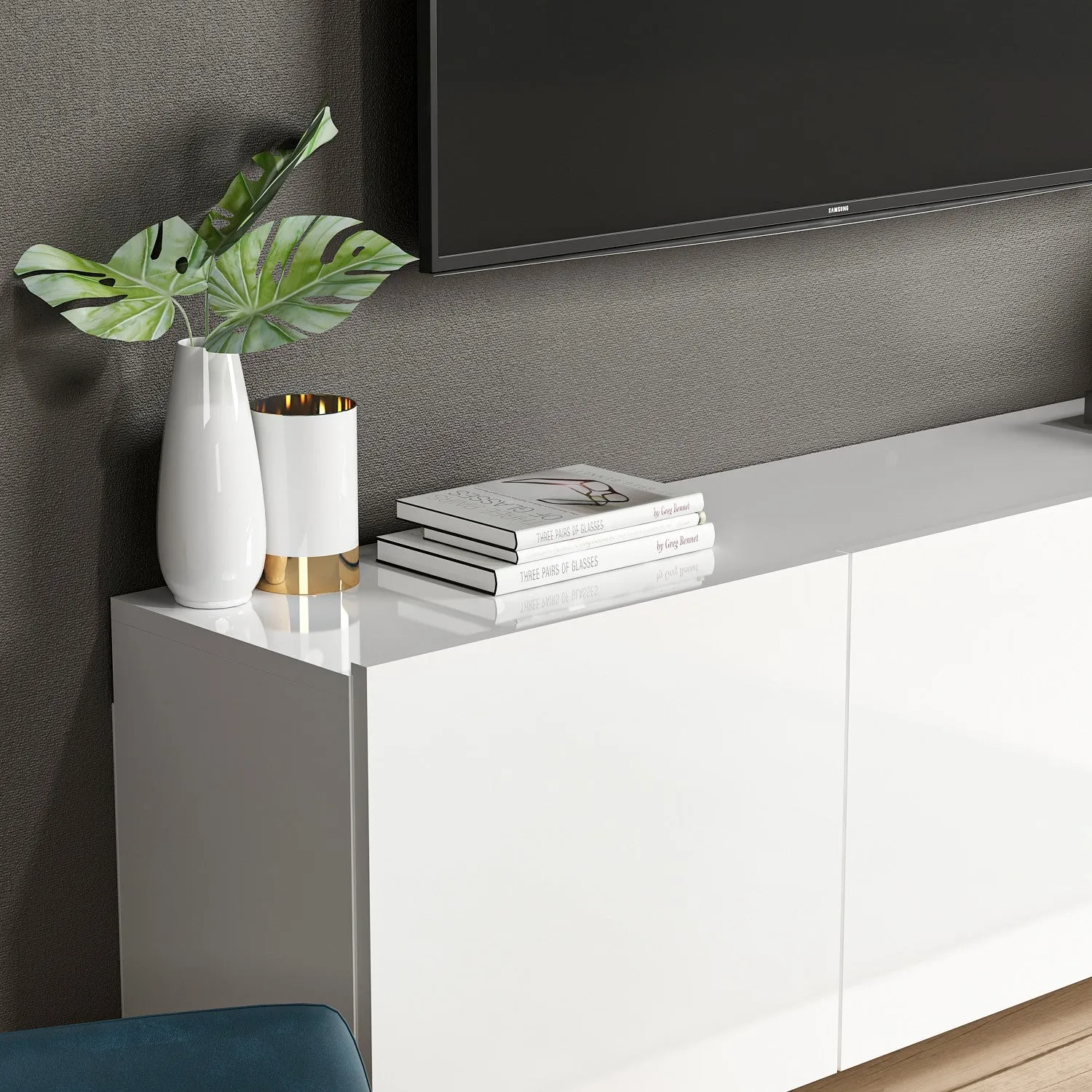 TV Stand White