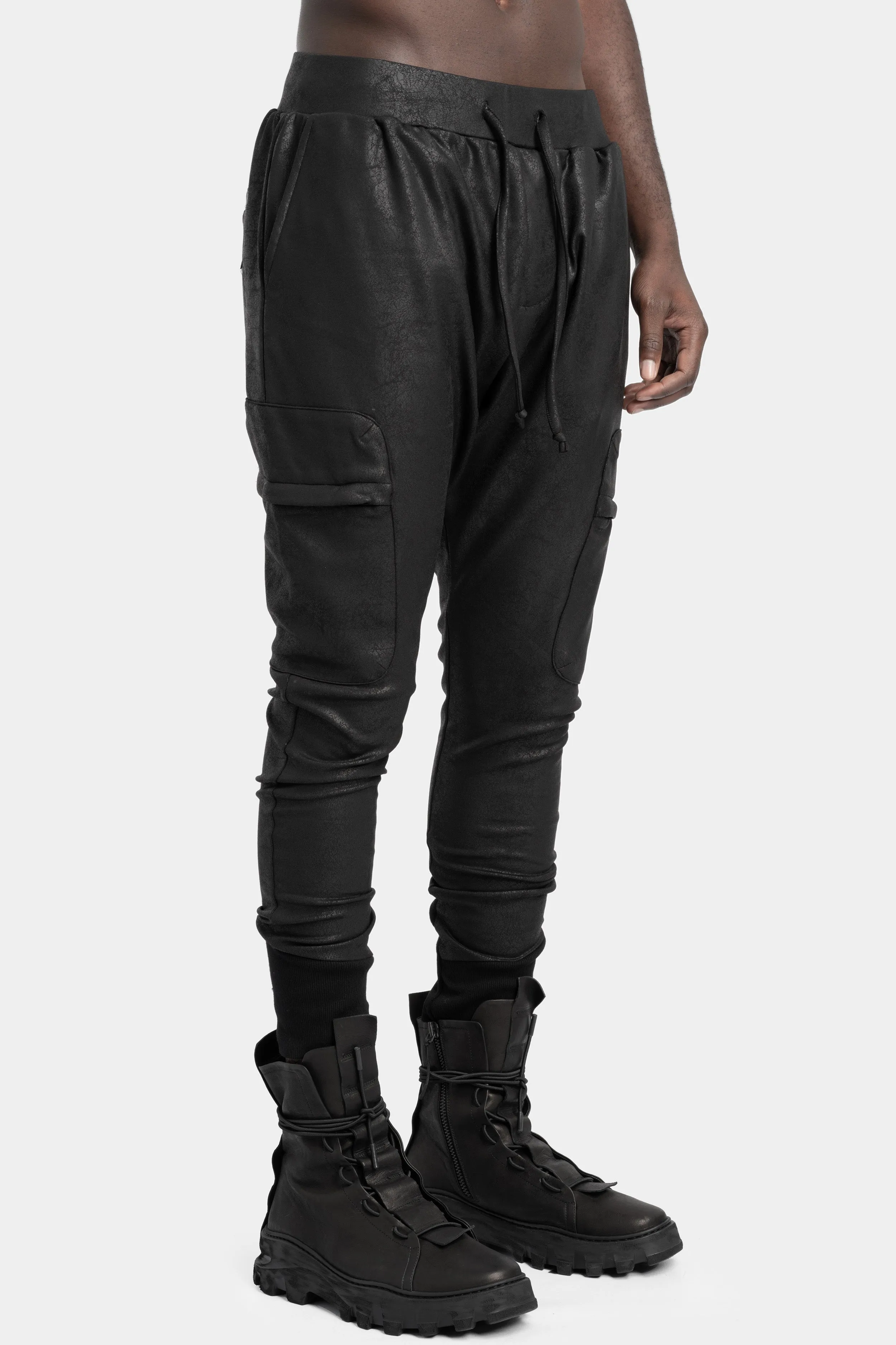 Vegan leather skinny pants