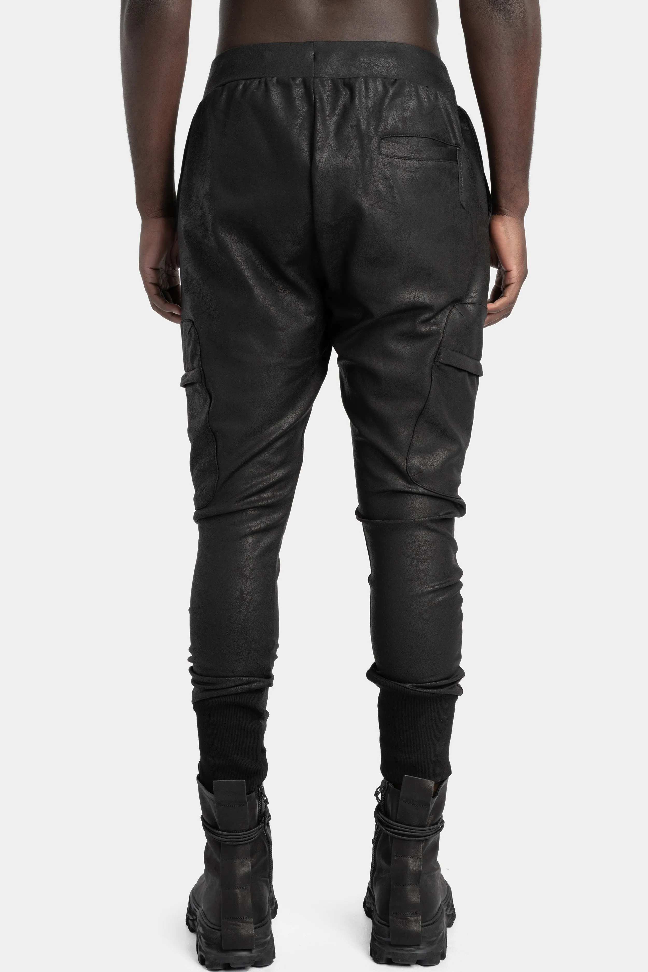 Vegan leather skinny pants