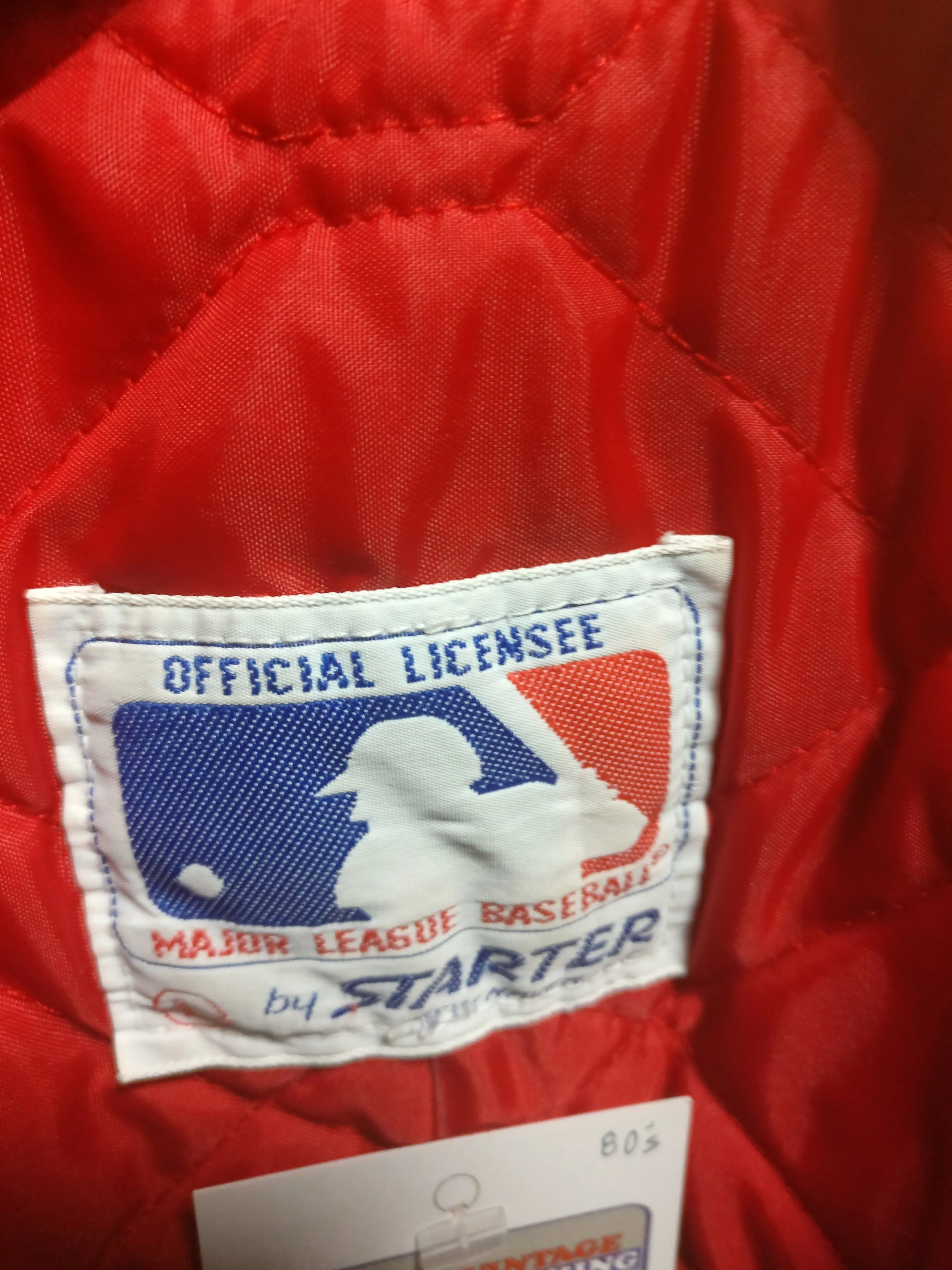 Vintage 80s BOSTON RED SOX MLB Starter Nylon Jacket L