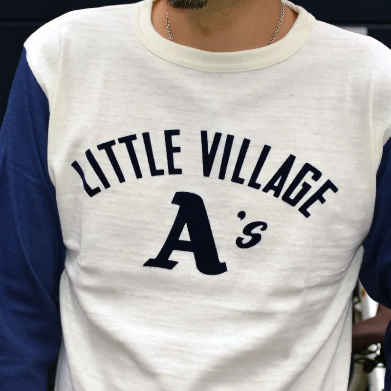 WARE HOUSE "4800 LITTLE VILLAGE" 3/4 Sleeve Baseball T-shirt