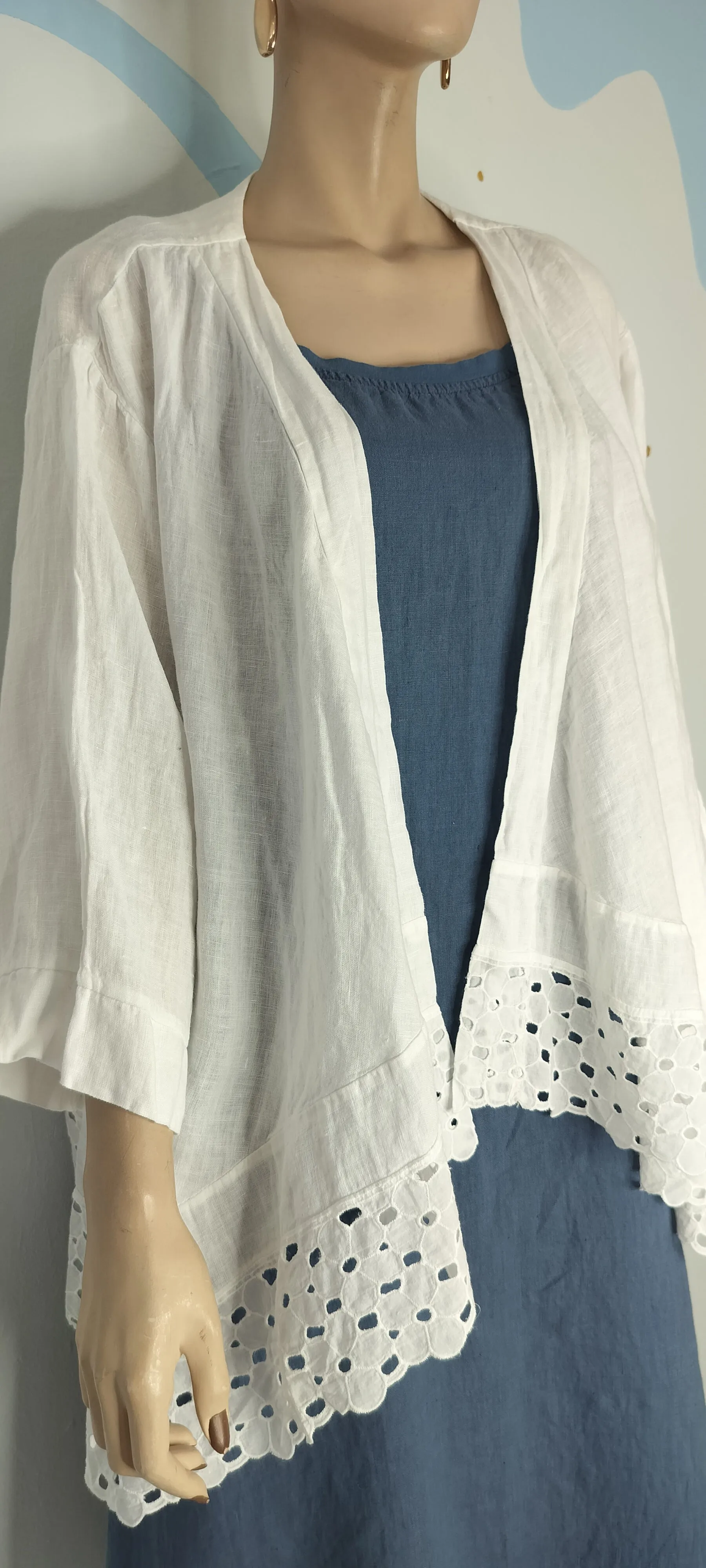 White Linen Jacket